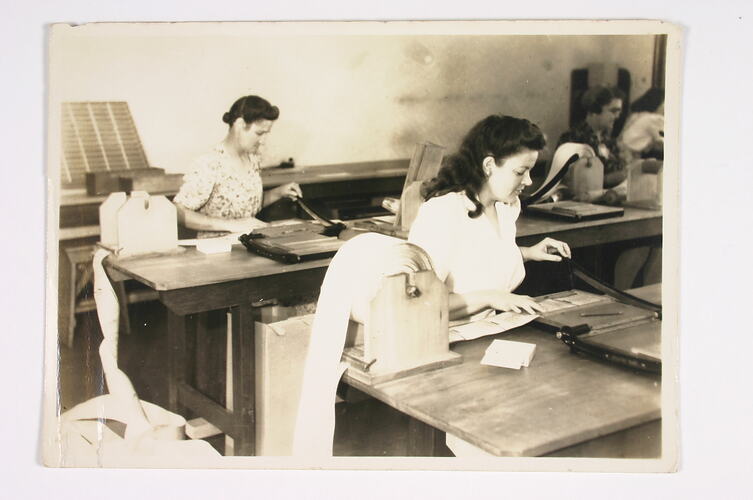Photograph - Kodak, Abbotsford Plant, Cutting Letters