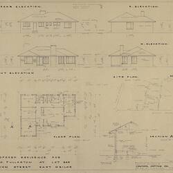 House Plan - Central Copying Company, Mr Graeme Fullarton Residence, East Keilor, Feb 1964