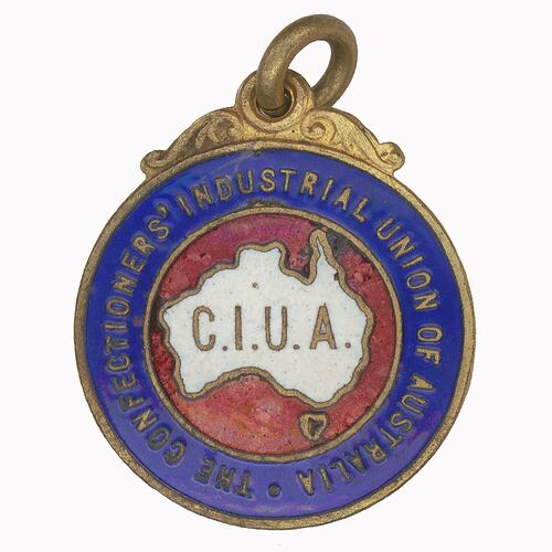 Badge - The Confectioners' Industrial Union of Australia