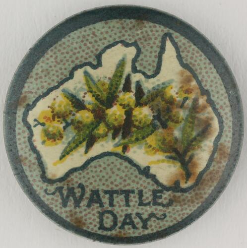 Badge - 'Wattle Day', 1914-1918