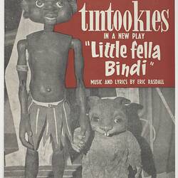 Theatre Programme - Peter Scriven, 'Tintookies in a New Play Little Fella Bindi', 1958