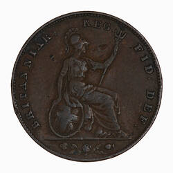 Coin - Farthing, Queen Victoria, Great Britain, 1856 (Reverse)