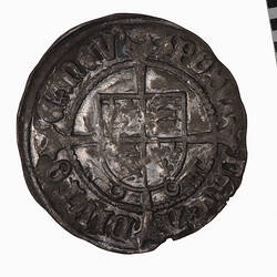 Coin - Halfgroat, Henry VII, England, 1508-1509 (Reverse)