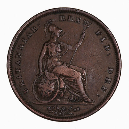 Coin - Penny, William IV, Great Britain, 1831 (Reverse)