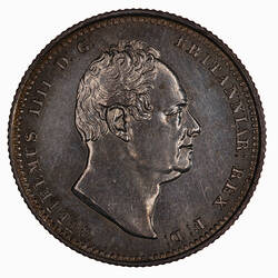 Coin - Shilling, William IV, Great Britain, 1834 (Obverse)