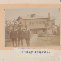 Photograph - 'Cottage Hospital', Egypt, Trooper G.S. Millar, World War I, 1914-1915