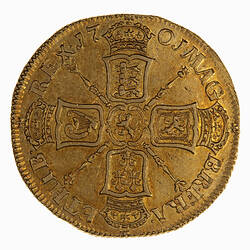 Coin - 2 Guineas, William III, Great Britain, 1701 (Reverse)
