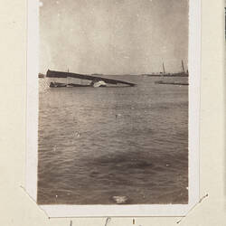 Photograph - 'Damaged Seaplane', Suvla Bay, Turkey, Private John Lord, World War I, 1915
