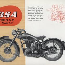 BSA Motor Cycles 1951
