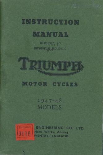Triumph Motorcycles 1947-48