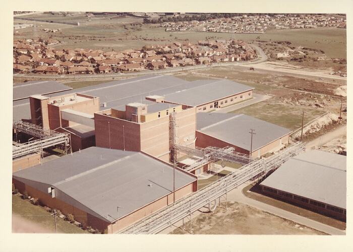 Photograph - Kodak Australasia Pty Ltd, Aerial View of the Kodak Factory in Coburg, April 1961