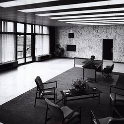 Photograph - Kodak Australasia Pty Ltd, Reception Area in Building 8, Head Office & Sales & Marketing at the Kodak Factory, Coburg, 1964