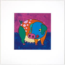 Greeting Card - Pig, Thomas Le for Austcare, 1996