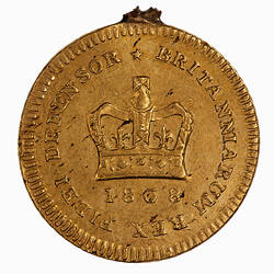 Coin - Third-Guinea, George III, Great Britain, 1808 (Reverse)