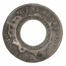 Coin - Holey Dollar (5 Shillings), New South Wales, Australia, 1813