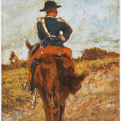 Postcard - Carabiniere on a Horse, circa 1990s