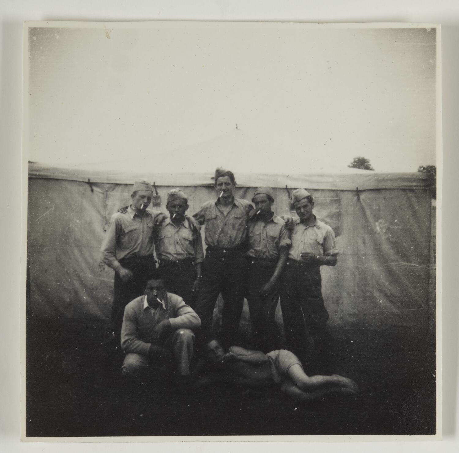 Photograph - Julius Toth & Friends, Mohács Island, Hungary, 1956