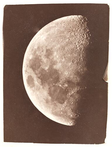 The Moon taken at Melbourne Observatory, South Yarra, Victoria, circa 1874