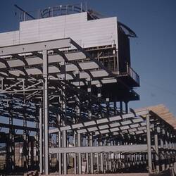 Slide - Kodak Australasia Pty Ltd, Steel Framework Structure for Powerhouse Building 11, Kodak Factory, Coburg, 1958