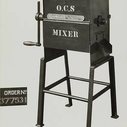 Photograph - Schumacher Mill Furnishing Works, 'Mixing Equipment', Port Melbourne, Victoria, circa 1940s
