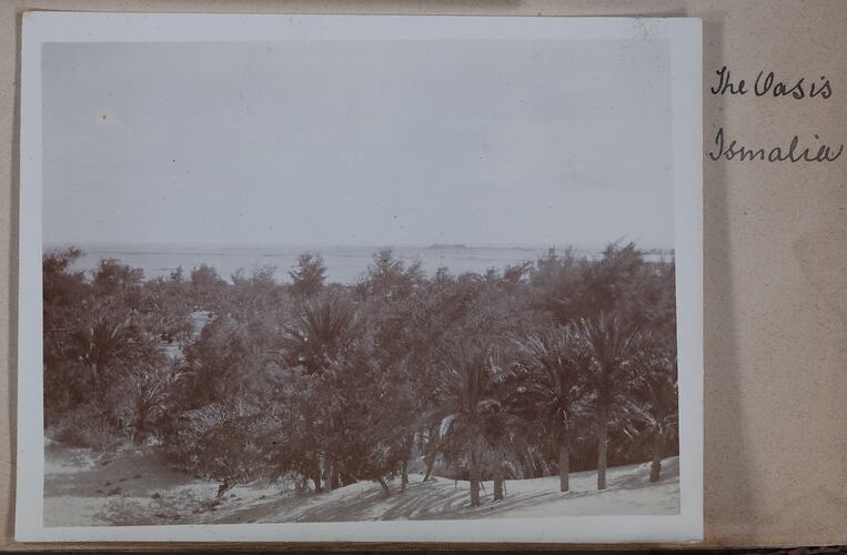 Ismalian Oasis, Egypt, Captain Edward Albert McKenna, World War I, 1914-1915