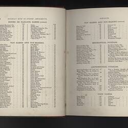 Book - Cassell's Book of In-Door Amusements, Card Games & Fireside Fun, 5th Edition, 1888