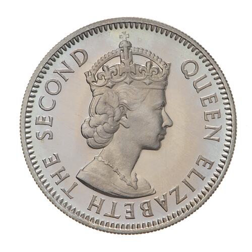 Proof Coin - 25 Cents, British Caribbean Territories, 1955
