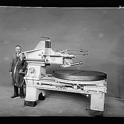 Glass Negative - Chas Ruwolt Pty Ltd, Tyre Mould Engraving Machine, 1939