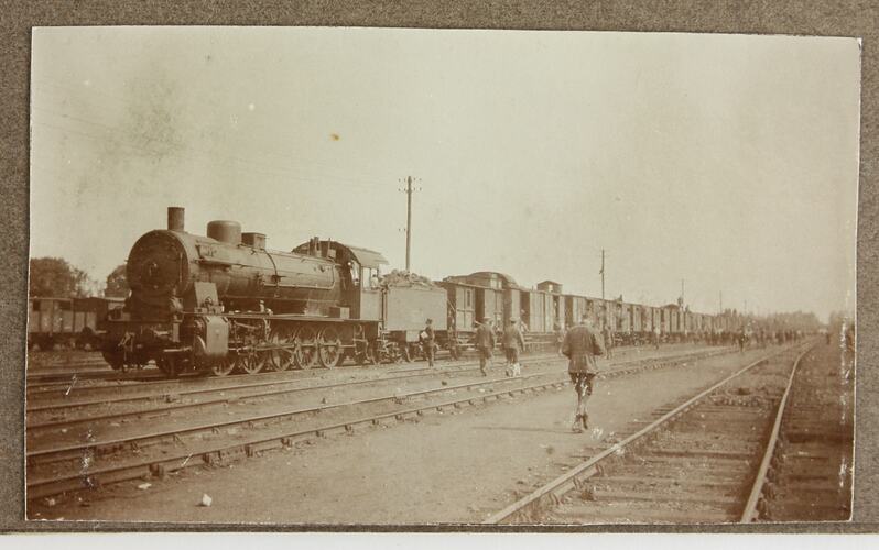 Photograph - Train, Driver Cyril Rose, World War I, 1916-1919
