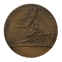 Medal - General Joffre, by Jules Legastelois, France, circa1915