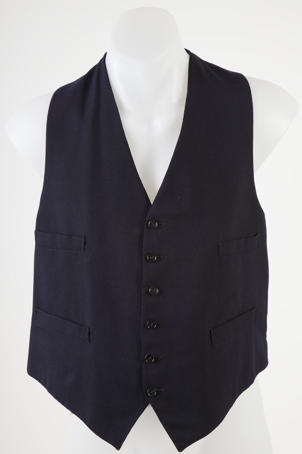 Suit Vest - Albanian, Navy Blue Wool, 1944