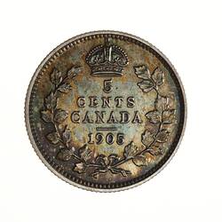 Proof Coin - 5 Cents, Canada, 1905