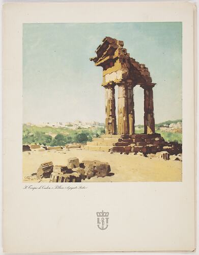 Lunch Menu - MN Neptunia, Lloyd Triestino Line