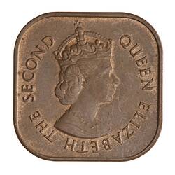 Coin - 1 Cent, Malaya & British Borneo, 1958