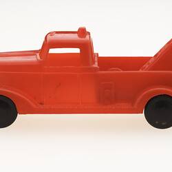 Toy Tow Truck - Red Plastic