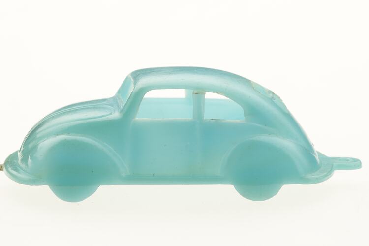 Toy Car - Volkswagon, Green Plastic