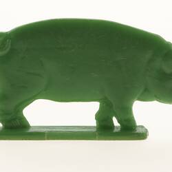 Toy Pig - Green Plastic