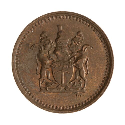 Coin - 1 Cent, Rhodesia, 1976
