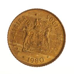 Coin - 1 Cent, South Africa, 1980