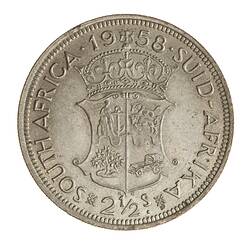 Coin - 1/2 Crown, South Africa, 1958