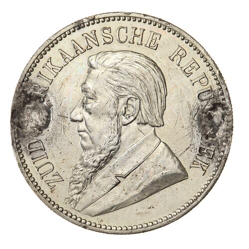 Coin - 5 Shillings, South Africa, 1892