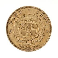 Coin - 1/2 Pond, South Africa, 1897