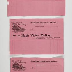 Financial Statements - H. V. McKay, Melbourne Accounts, 1905-1906