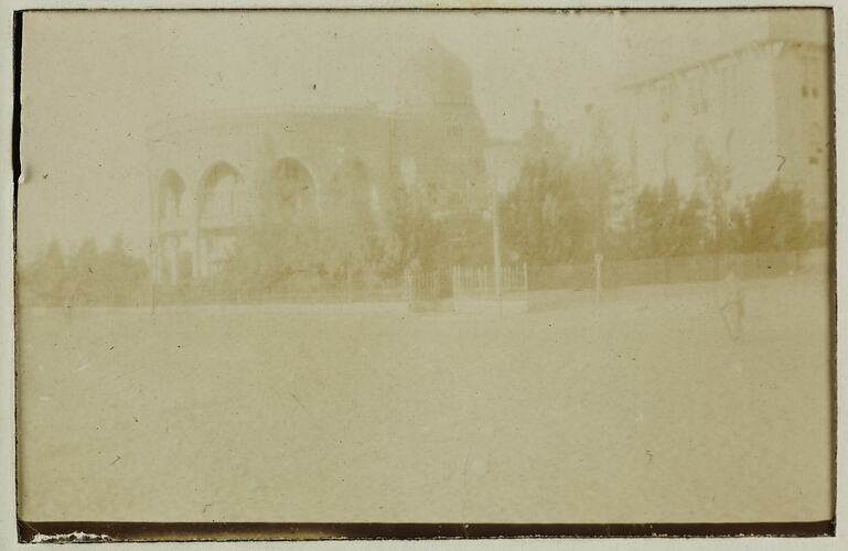 Rear View of Heliopolis Palace Hotel, Cairo, Egypt, 1914-1918