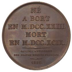 Medal - Jean-Francois Marmontel, France, 1820