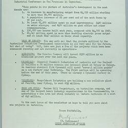 Newsletter - 'Australian Migration Newsletter', 8 Sep 1961