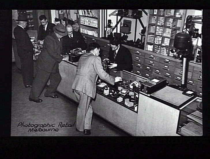 Photograph Herbert Small's Camera Shop, Melbourne, Victoria, circa 1930s