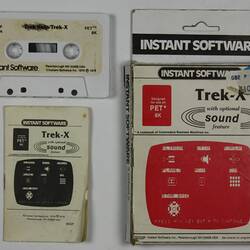 Software Package - Instant Software, Trek-X, Commodore, Personal Computer, PET, 1979