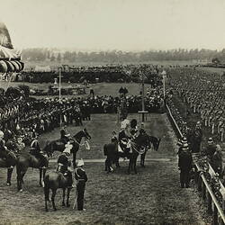 Photograph - Federation Celebrations, 'The Royal Review at Flemington Racecourse', Melbourne, May 1901