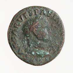 Coin - As, Emperor Vespasian, Ancient Roman Empire, 71 AD